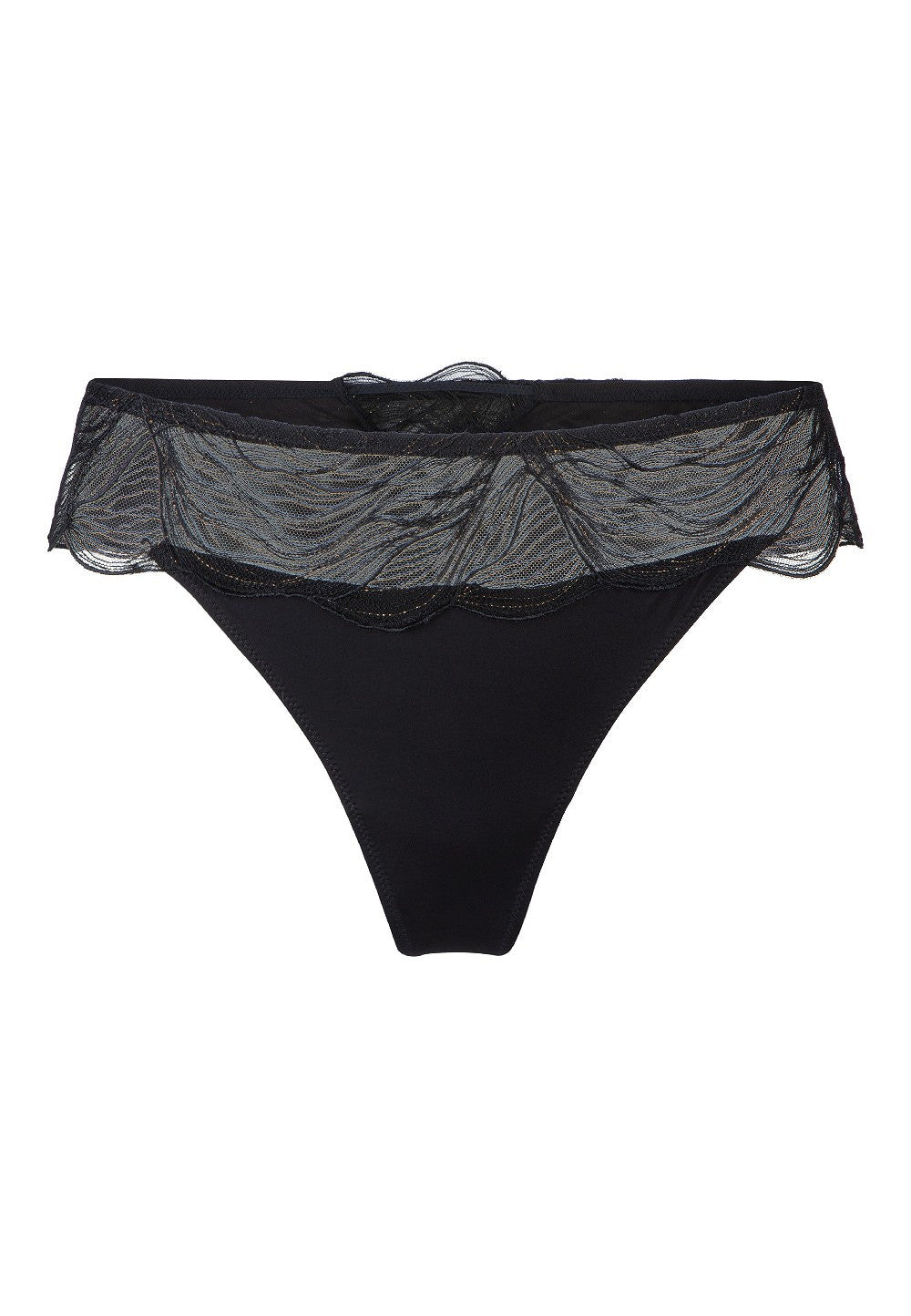 8005 Black - Babydoll + string