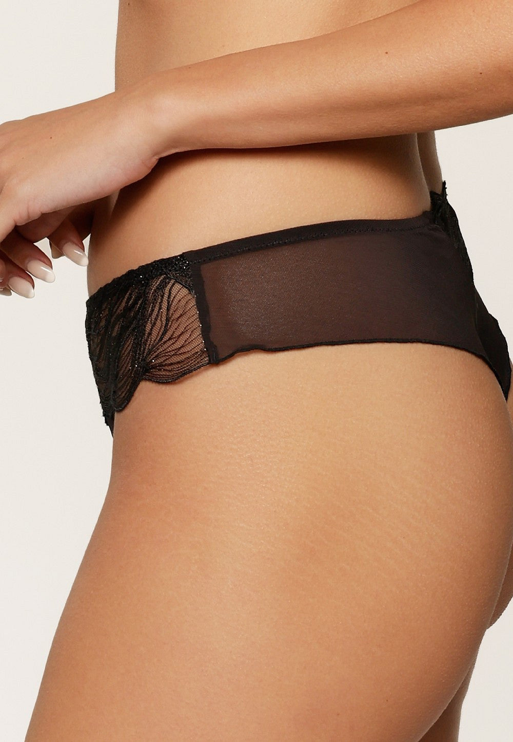 8005 Black - Babydoll + string