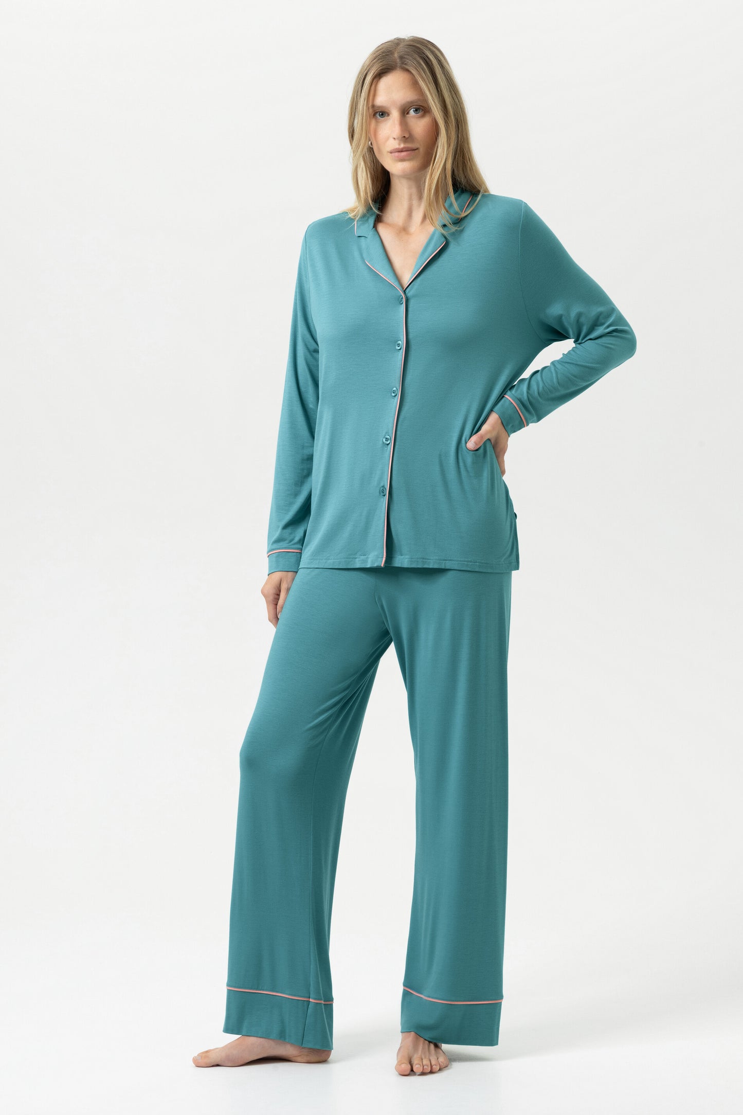 Pure Chic (blauw) - Pyjama set