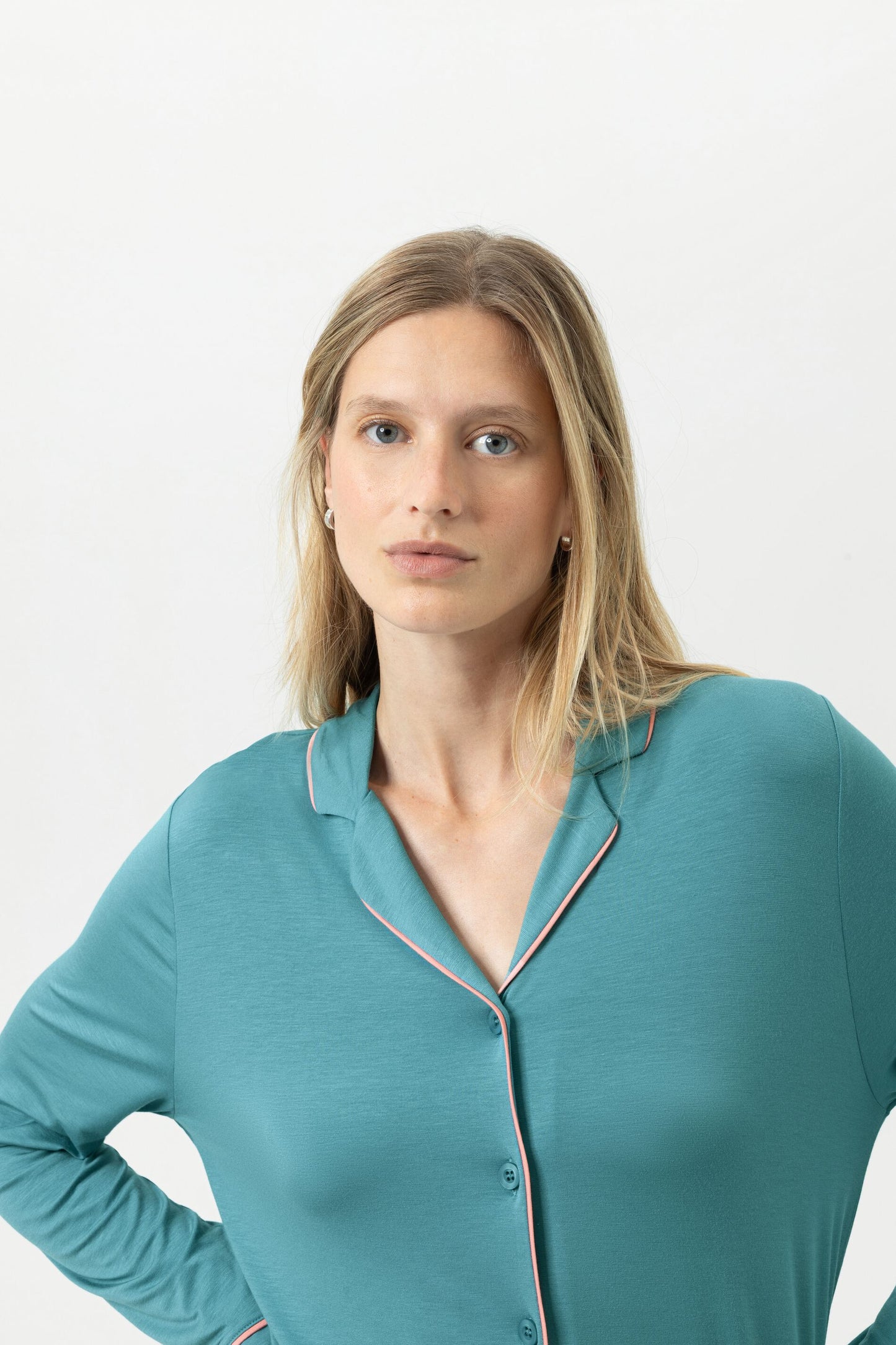 Pure Chic (blauw) - Pyjama set