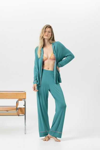 Pure Chic (blauw) - Pyjama set