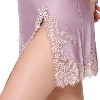 8302 Taupe - Chemise + String