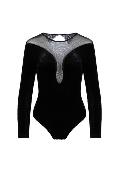 8306BD Black - Velvet body