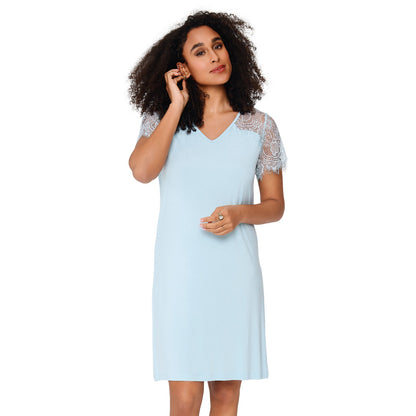 8412 Pastel Blue - Slaapkleed (bamboe)