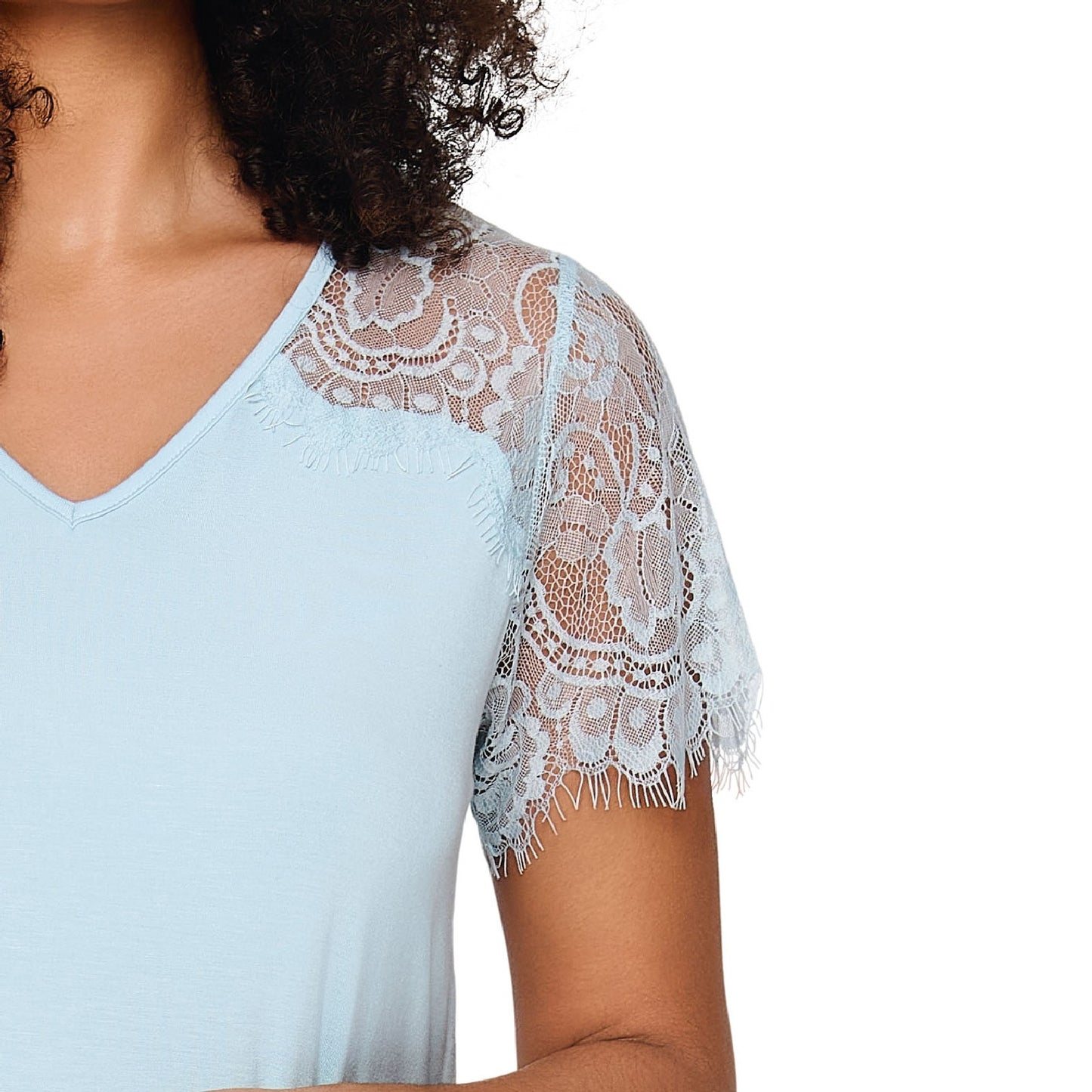 8412 Pastel Blue - Slaapkleed (bamboe)